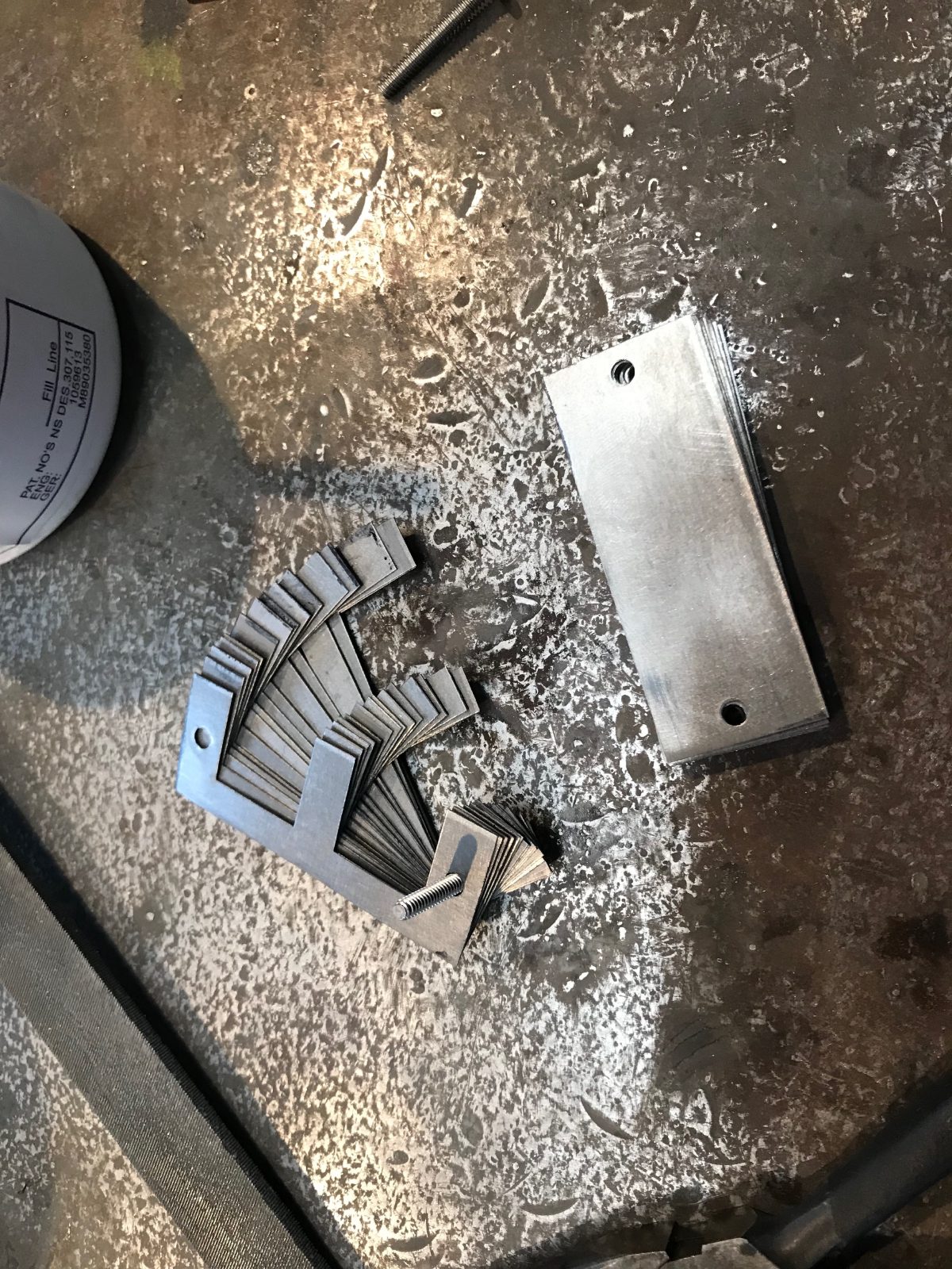 completed sections