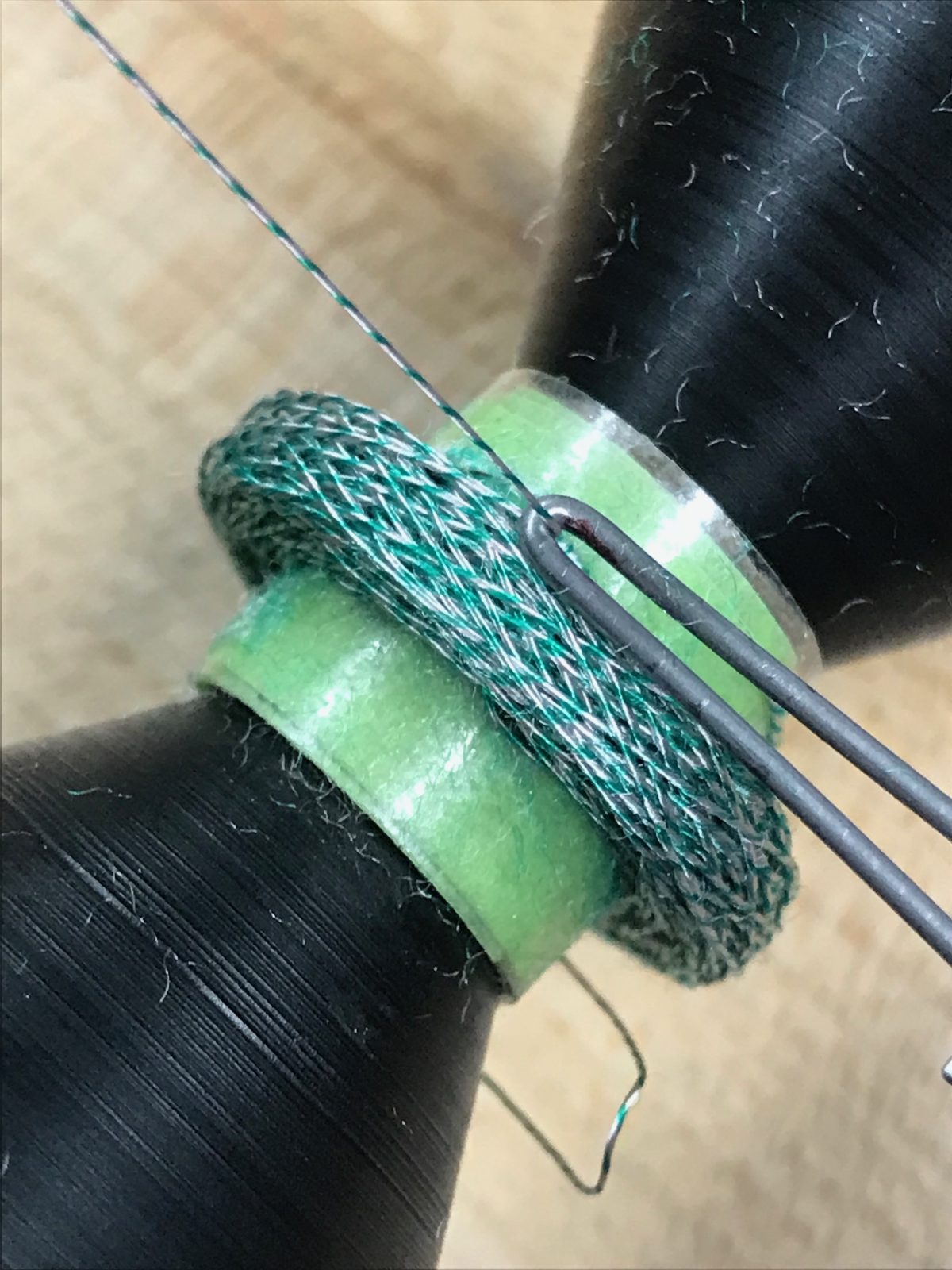 winding closeup