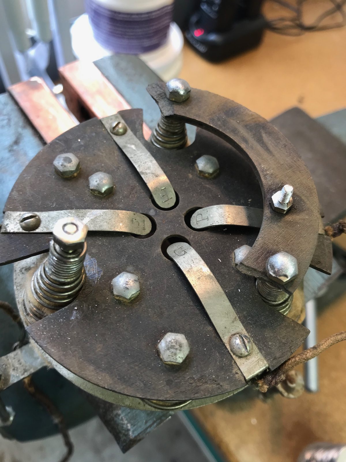 Tube socket assembly before